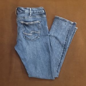 Womens Silver Jeans Suki Straight 32x32